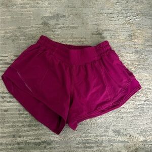 lululemon athletica Hotty Hots Magenta Athletic Shorts